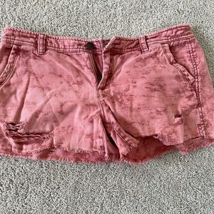 Free people size 4 pinkish red shorts